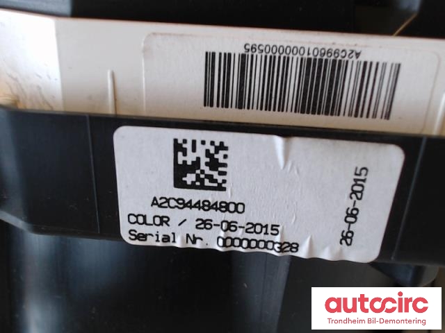 Instrumentpanel til Toyota Avensis 2015-2019 (Type III, Fase 2) (..|8380005V70|83800-05V70|83800-05V70 AN)