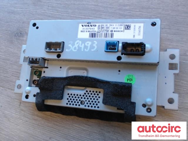 Bilstereo navigasjon til Volvo S60 2010-2014 (Type II, Fase 1)  (BOSCH NAVI SKJERM|36050609|31337643|7609501414)