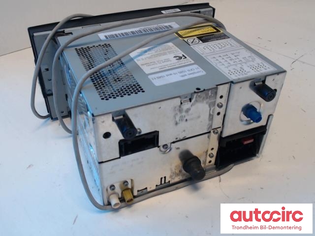 Bilstereo navigasjon til VW Touareg 2003-2007 (Type I, Fase 1)  (BLAUPUNKT WERKE.|7L6035191N|7L6035191NX|)