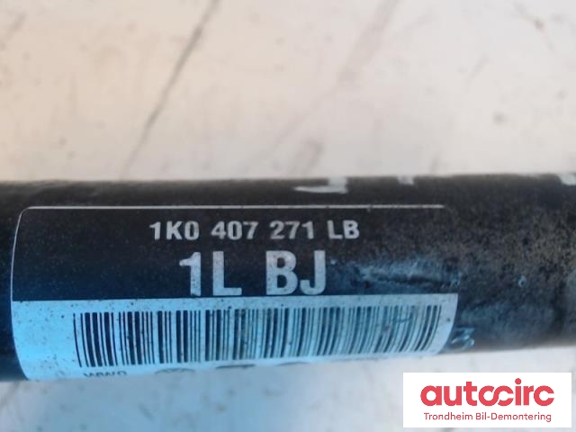 Drivaksel venstre foran, diesel/manuell til VW Passat 2011-2015 (B7) (B7) (..|1K0407271LB|1K0407763KX|)
