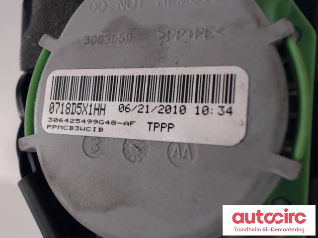 Sikkerhetsbelte foran høyre til Audi Q5 2008-2012 (Type I, Fase 1)  (..|305797410|8R1857706L|)