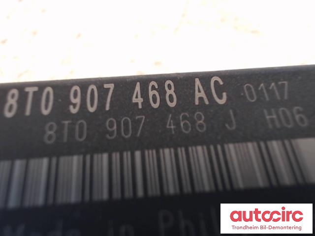 Styreenhet diverse til Audi Q5 2008-2012 (Type I, Fase 1)  (..|8T0907468AC|8T0907468AG|)