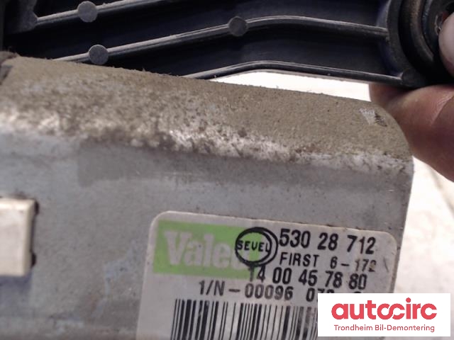 Viskermotor bakrute høyre til Citroën Jumpy 2007-2016 (Type II)  (VALEO|53028712|6405GC|)