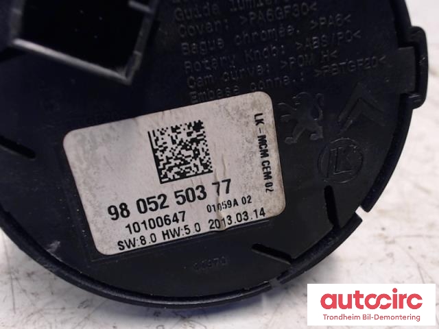 Bryter diverse til Citroën Jumpy 2007-2016 (Type II)  (..|9805250377|)