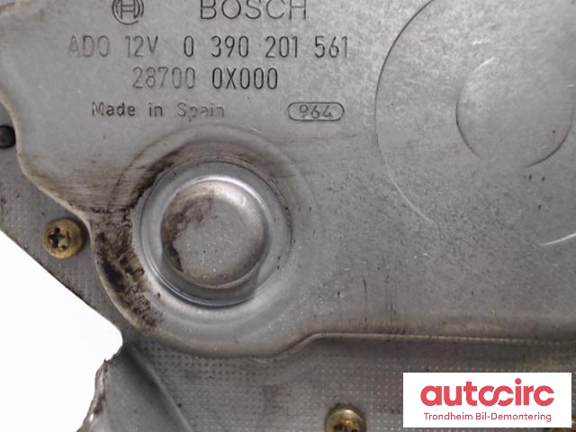 Viskermotor bakrute til Nissan Terrano 2000-2004 (Fase 3) (R20) (R20) (BOSCH|288100F000|287000X000|0390201561)