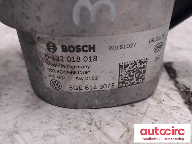 Bremsekraft-regulator bak til VW e-Golf 2014-2017 (Fase 1)  (BOSCH|0132018018|5QE614307E|5QE614307H)