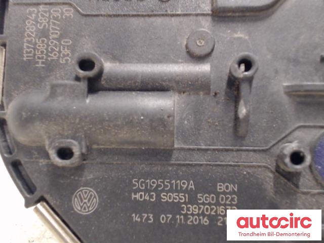 Viskermotor frontrute til VW e-Golf 2014-2017 (Fase 1)  (BOSCH|1397220692|5G1955119A|5G1955023D)