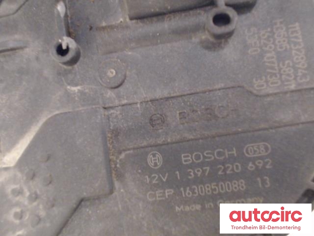 Viskermotor frontrute til VW e-Golf 2014-2017 (Fase 1)  (BOSCH|1397220692|5G1955119A|5G1955023D)