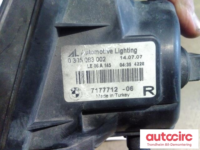 Tåkelykt høyre foran til BMW 5-Serie 2003-2010 (E60/E61) (E60/E61) (AUTOMOTIVE LIGHTING|0305083002|7177712|63177177712)