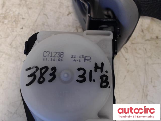 Sikkerhetsbelte bak høyre til Toyota iQ 2009-2014  (..|7336074062C0|73360-74062-C0|)