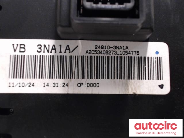 Instrument klokke til Nissan Leaf 2011-2017 (Type I)  (..|248103NA1A|A2C53406273|)