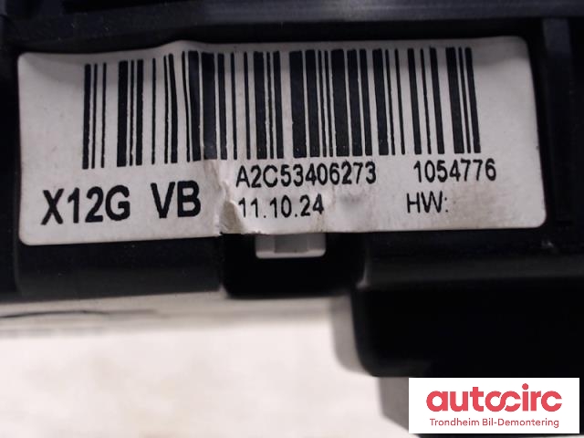 Instrument klokke til Nissan Leaf 2011-2017 (Type I)  (..|248103NA1A|A2C53406273|)