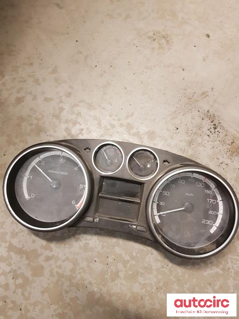 Instrumentpanel til Peugeot 308 2007-2011 (Type I, Fase 1) (..|9665107480|610335|9806132480)