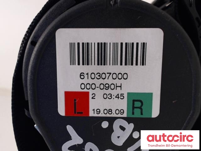 Sikkerhetsbelte bak venstre til Audi A4, Allroad 2009-2016 (Type I) (B8) (B8) (..|610307000|8K0857805P|)