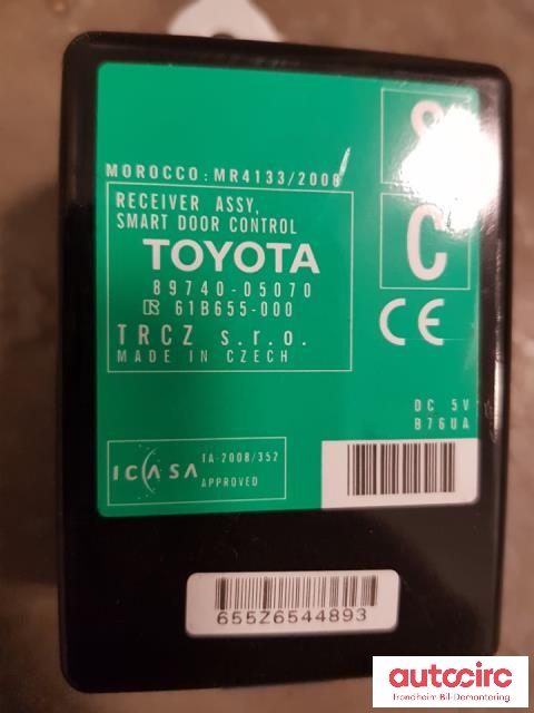 Styreenhet diverse til Toyota Avensis 2015-2019 (Type III, Fase 2) (TRCZ|8974005070|89740-05070|)