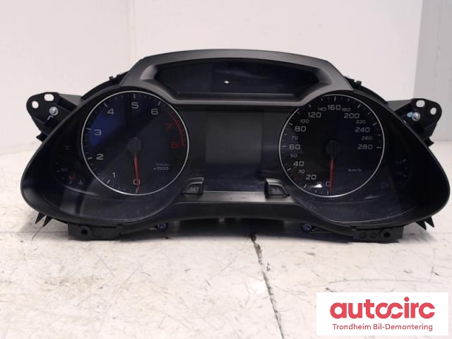 Instrumentpanel til Audi A4, Allroad 2009-2016 (Type I) (B8) (B8) (MAGNETI MARELLI|8K0920900H|8K0920900HX|)