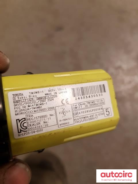 Bryter start/stopp til Toyota Avensis 2015-2019 (Type III, Fase 2) (TOKAI RIKA|8961105010|89611-05010|)