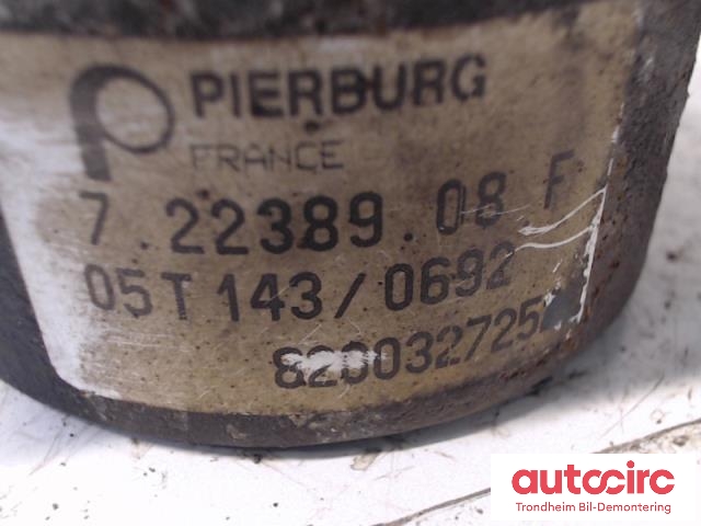 Vakuumpumpe til Nissan Primastar 2001-2006 (PIERBURG|1465000QAC|72238908F|8200327252)