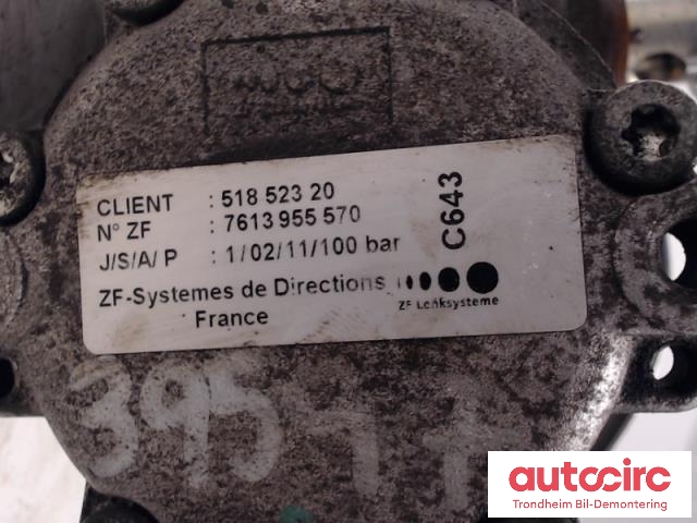 Servo pumpe mekanisk til Fiat Doblo 2010-->> (Type II)  (..|51852320|52083868|)