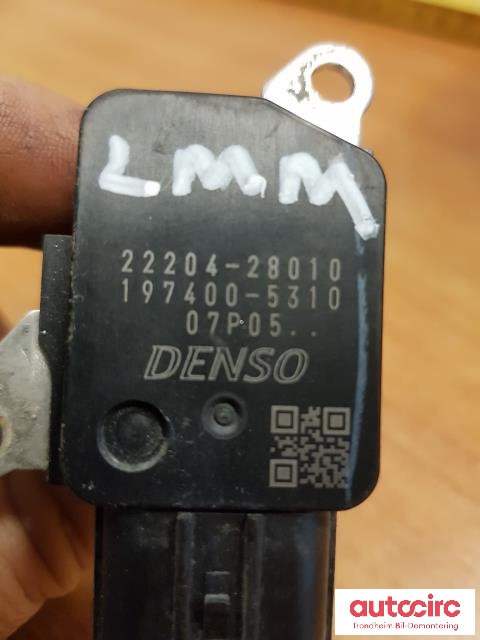 Luftmengde/luftmassemåler til Toyota Prius +7 2012-2020 (Type III) (stasjonsvogn) (stasjonsvogn) (DENSO|2220428010|22204-28010|197400-5310)
