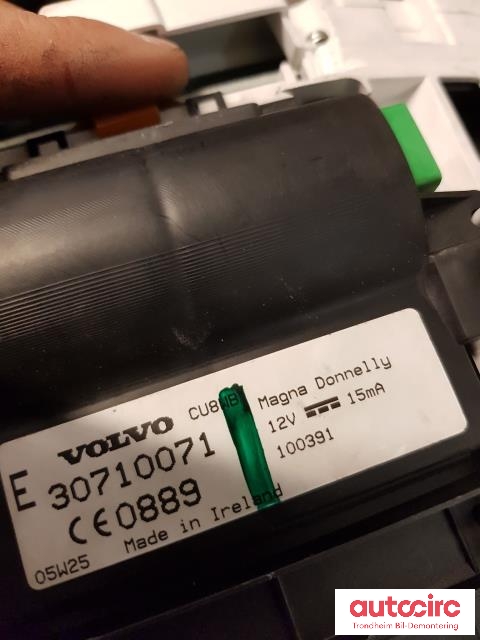 Instrumentpanel til Volvo V50 2004-2007 (Fase 1)  (MAGNA DONNELLY|8602879|30728645|30710071)