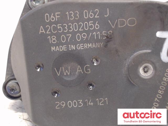 Spjeldhus til Audi A4, Allroad 2009-2016 (Type I) (B8) (B8) (..|06F133062J|A2C53302056|06F133062T)