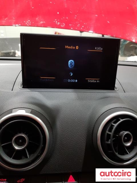 Bilstereo navigasjon skjerm til Audi A3, 2016-2020 (Type III, Fase 2) (ALPINE|8V0857273M)