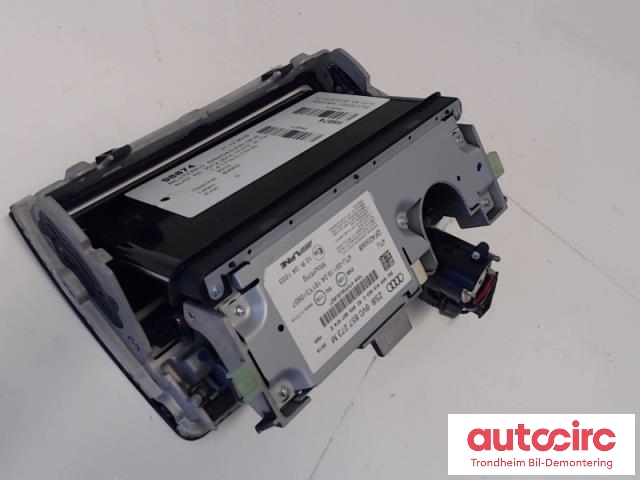 Bilstereo navigasjon skjerm til Audi A3 2016-2020 (Type III, Fase 2)  (ALPINE|8V0857273M|QFAD306B|)