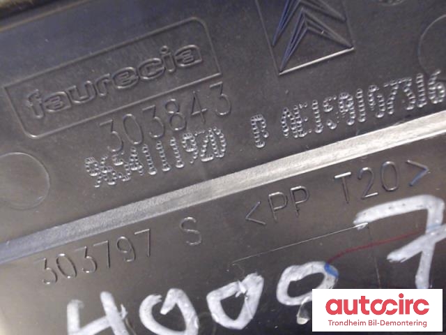 Varmeapparat betjening til Citroën C4, Picasso 2006-2013 (Type I) (DENSO|9650868977|A83007700|6451WR)