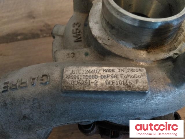 Turbo til Peugeot 508 2011-2014 (Type I, Fase 1)  (GARRETT|0375P7|0375P8|Y65013700| 968612068006| 968612068005| 9686120680| 36010147)