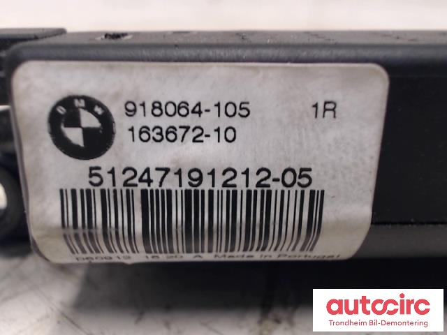 Baklukelås til BMW 3-Serie 2012-2018 (F30/F31/F34) (F30/F31/F34) (..|7191212|51247191212|163672-10)