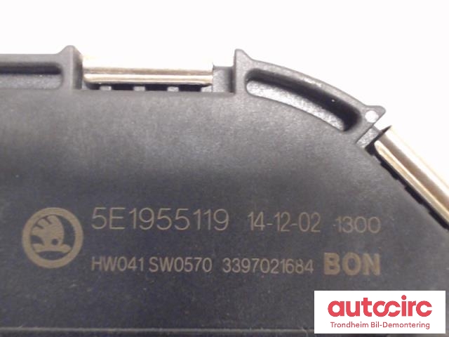 Viskermotor frontrute til Škoda Octavia 2013-2016 (Type III, Fase 1)  (BOSCH|1397220650|5E1955119|5E1955023A)