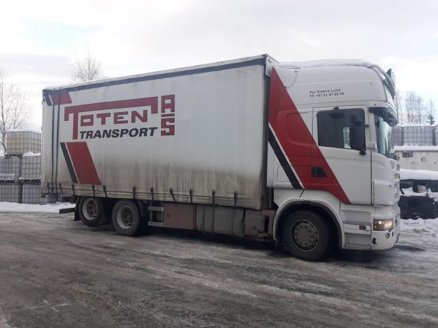 Lastebil Scania PGRT-Serie R 2003-2015 , Motorkode: DC16 03 L01, Girkassekode: GRS920R