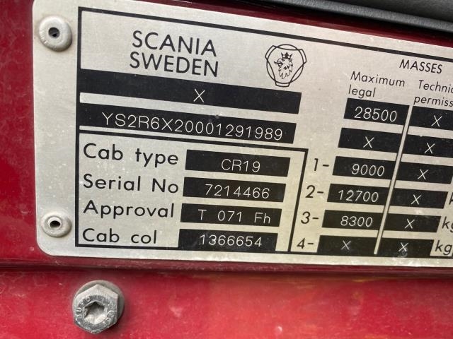 Lastebil Scania 4-Serie R 1995-2003 , Motorkode: DC16 01 L01, Girkassekode: GRS920R