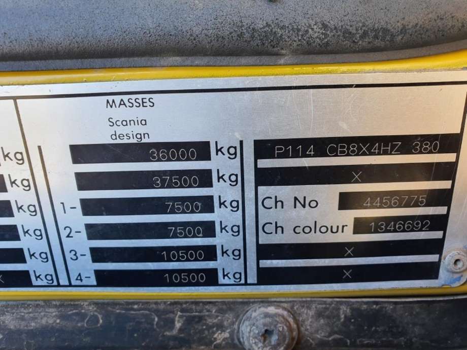 Lastebil Scania 4-Serie P 1995-2003 , Motorkode: DC11 02 L01, Girkassekode: GRS900