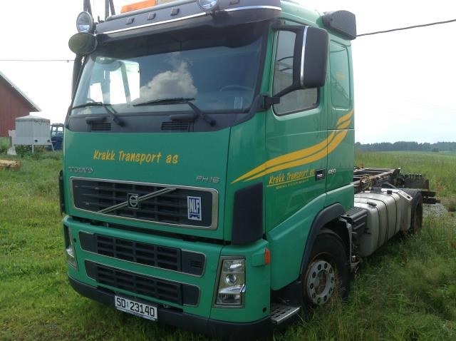 Lastebil Volvo FH 2002-2008 (Versjon 2) (Versjon 2), Motorkode: D16C550, Girkassekode: VTO2814B