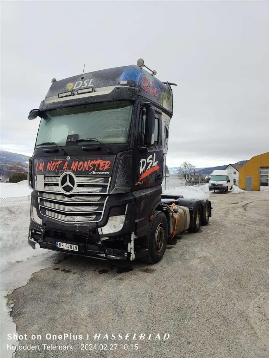 Lastebil Mercedes Actros 5, 2019->>  delebil , Motorkode: OM471LA. 6-8-01, Girkassekode: G 281-12/14|93-1|0