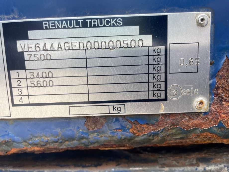 Lastebil Renault Midlum 2007-2013 delebil , Motorkode: , Girkassekode: 