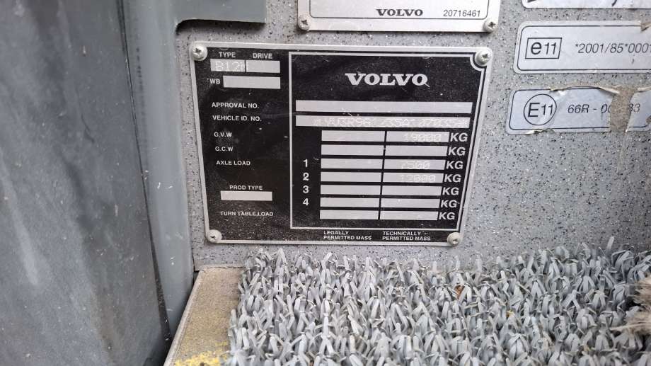 Buss Volvo 9700H 2002-2007 (versjon 1) delebil , Motorkode: , Girkassekode: