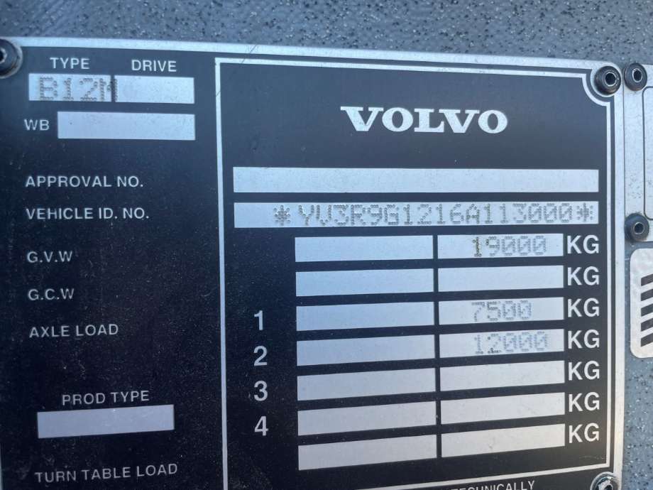 Buss Volvo 9700H 2002-2007 (versjon 1) delebil , Motorkode: DH12C-420, Girkassekode: VT2412B