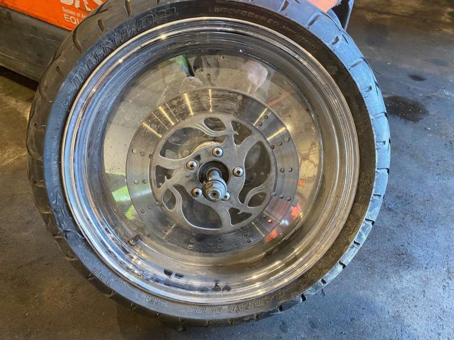 MC, Bakhjul til MC Harley-Davidson FXSTD Softail Deuce 0-->>  (HARLEY-DAVIDSON|41079-00|41110-79A|)