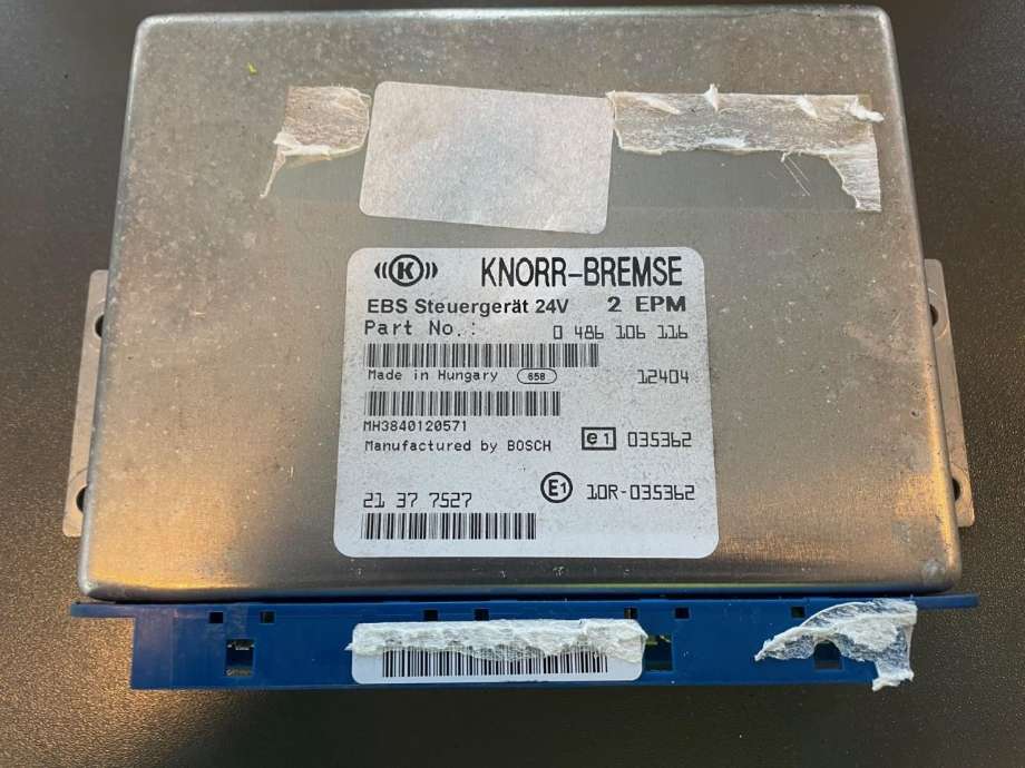 Lastebil, Styreenhet EBS til Buss Volvo 8900 2012-->> (KNORR|0486106116|21377527|)