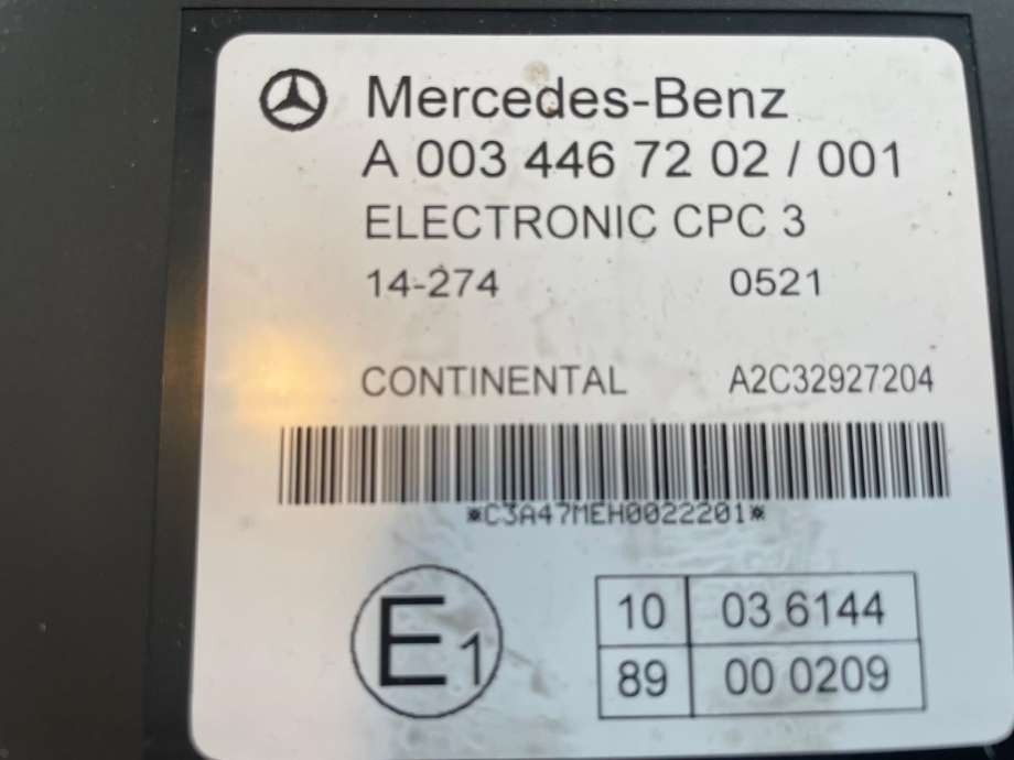 Lastebil, Styreenhet CPC til Lastebil Mercedes Actros 4 2011-2018  (MERCEDES-BENZ|A0034467202|)