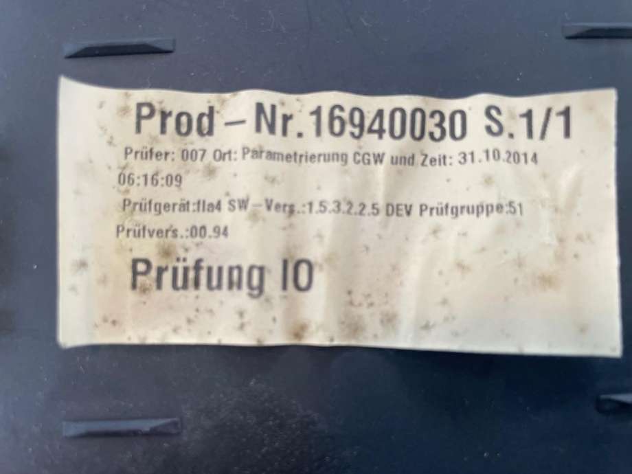 Styreenhet diverse til Lastebil Mercedes Actros 4 2011-2018  (CONTINENTAL|A0004461727|)