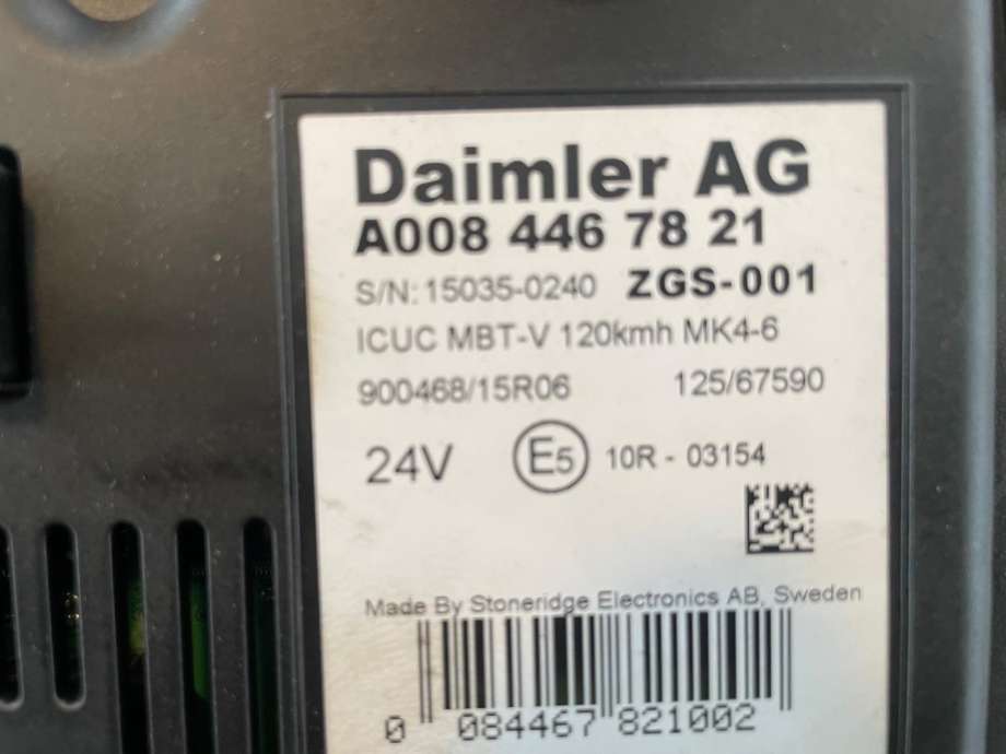 Instrumentpanel til Lastebil Mercedes Actros 4 2011-2018  (MERCEDES-BENZ|A0084467821|)