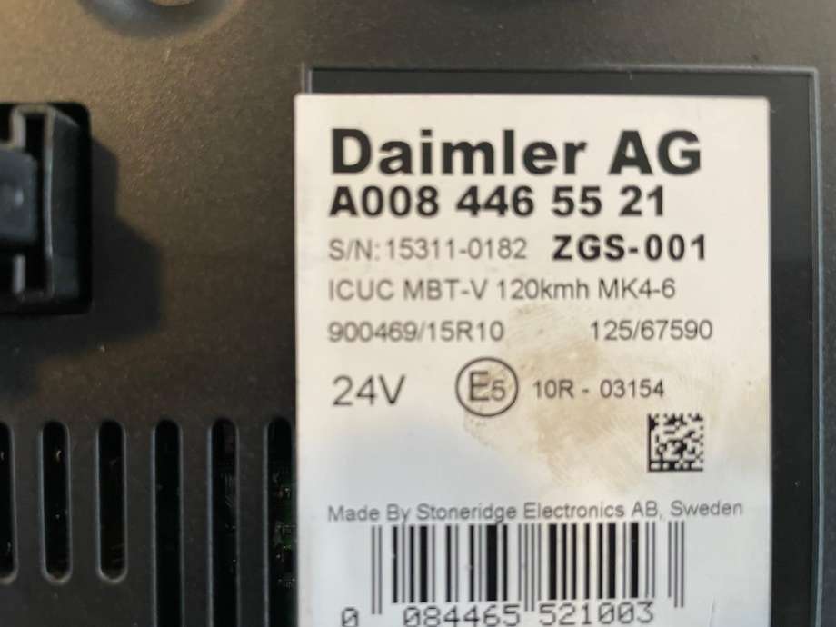 Instrumentpanel til Lastebil Mercedes Actros 4 2011-2018  (MERCEDES-BENZ|A0084465521|)