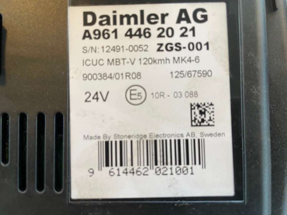 Instrumentpanel til Lastebil Mercedes Actros 4 2011-2018  (MERCEDES|A9614462021|)