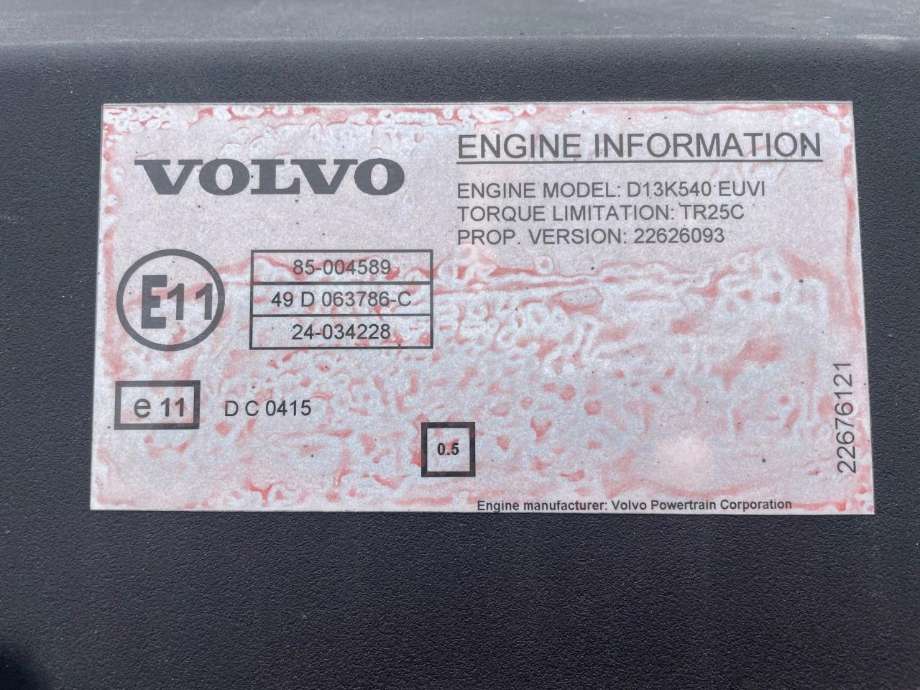 Motor diesel til Lastebil Volvo FH 2014-2020 (Versjon 4) (Versjon 4) (VOLVO|22626093|)
