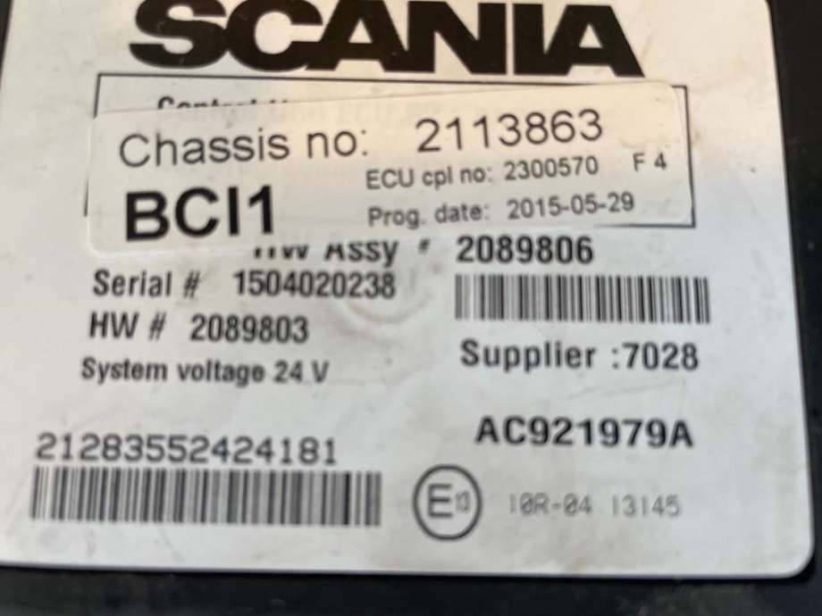 Styreenhet diverse til Lastebil Scania PGRT-Serie R 2003-2015  (SCANIA|3030440|2968485|)