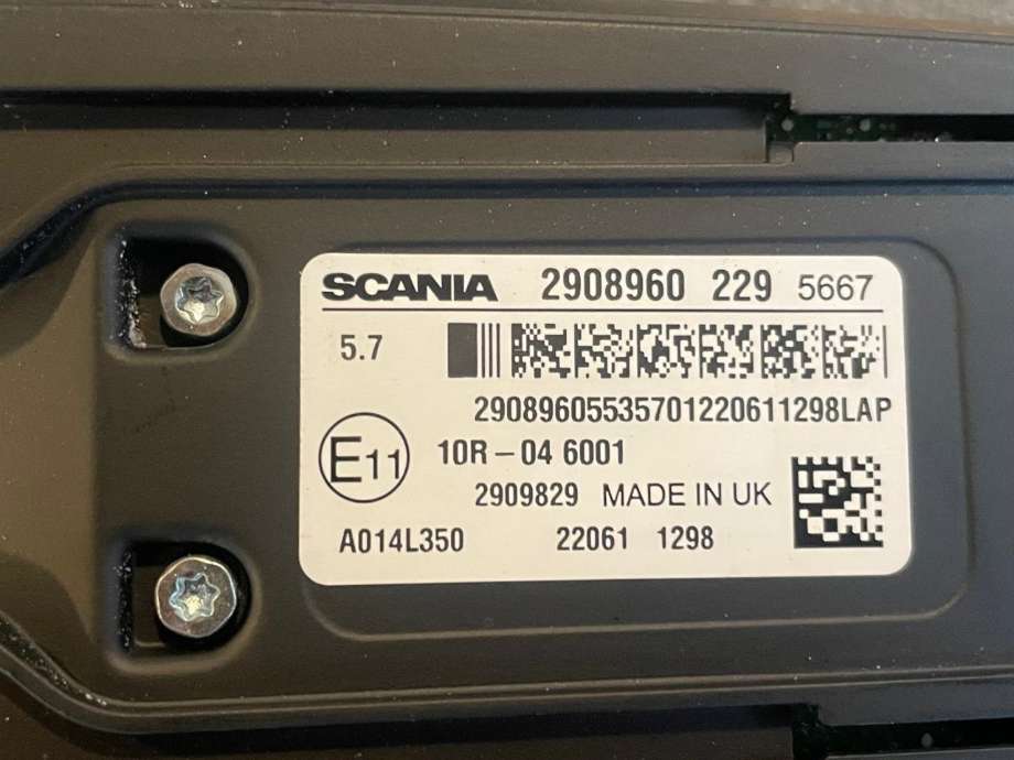 Kamera til Lastebil Scania LPGRS-Serie G 2018-->>  (SCANIA|2908960|2497567|)